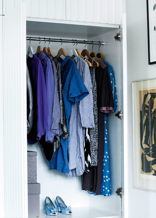 Фото из портфолио "Зимний интерьер" спальни : преобладание таких оттенков, как сине-голубой, белый и серый  – фотографии дизайна интерьеров на INMYROOM