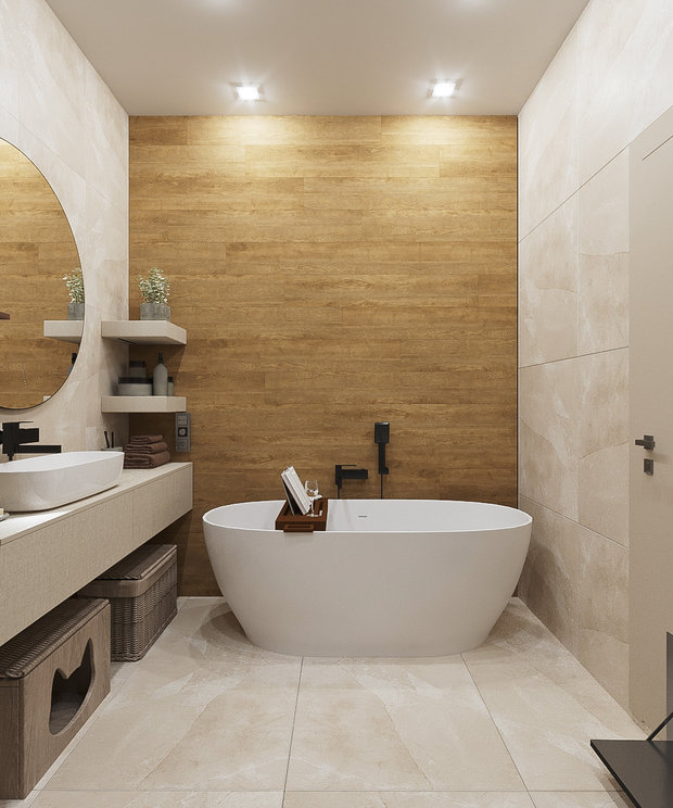 Фото из портфолио Ванная комната – фотографии дизайна интерьеров на INMYROOM