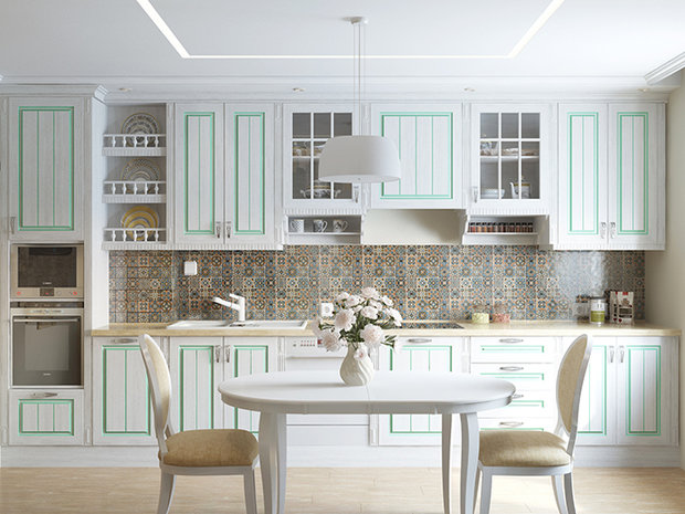 Фото из портфолио Кухня в стиле прованс, г. Сургут – фотографии дизайна интерьеров на INMYROOM