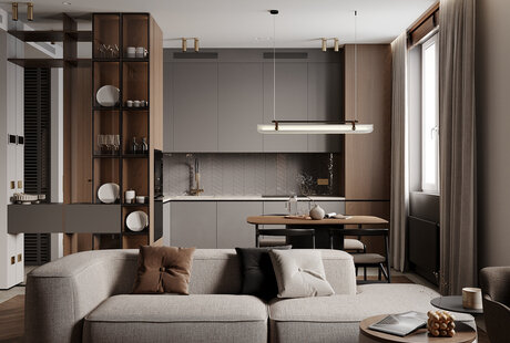 Интерьер квартиры в ЖК Символ