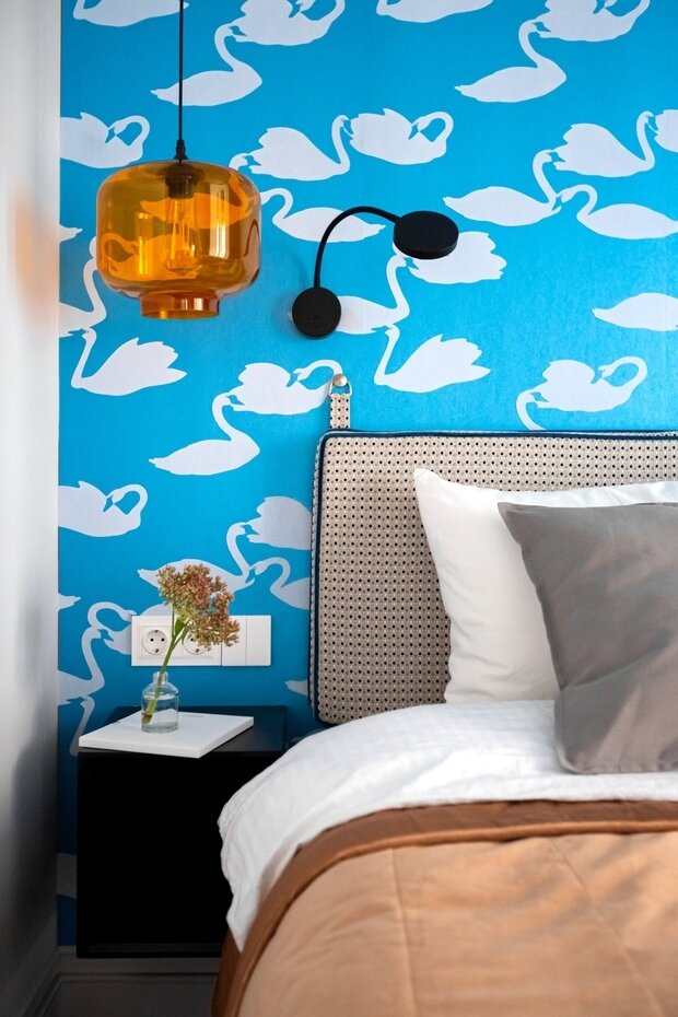 Фотография: Спальня в стиле Скандинавский, Современный, Эклектика, Квартира, Проект недели, Пермь, 2 комнаты, 40-60 метров, Яна Сушкова – фото на INMYROOM