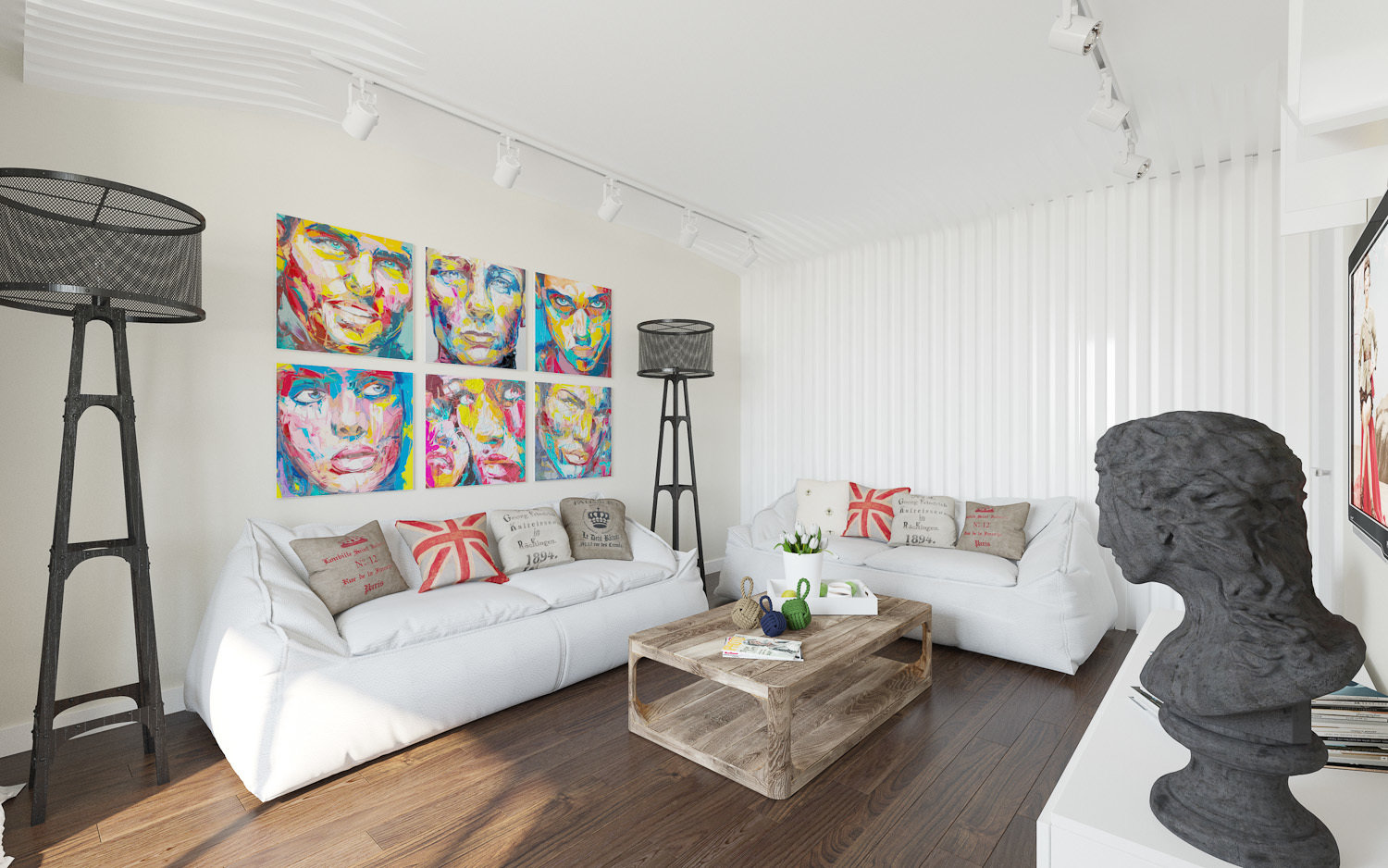 Фотография: Гостиная в стиле Эклектика, Квартира, Дома и квартиры, IKEA, Проект недели – фото на INMYROOM Фотография: Гостиная в стиле Эклектика, Квартира, Дома и квартиры, IKEA, Проект недели – фото на INMYROOM