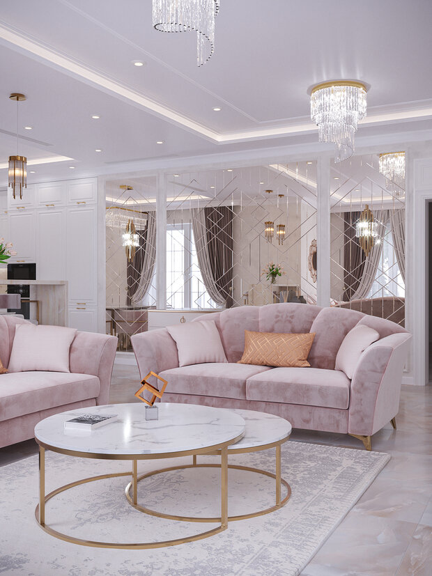 Фото из портфолио Загородный дом 220 кв.м. в классическом стиле – фотографии дизайна интерьеров на INMYROOM