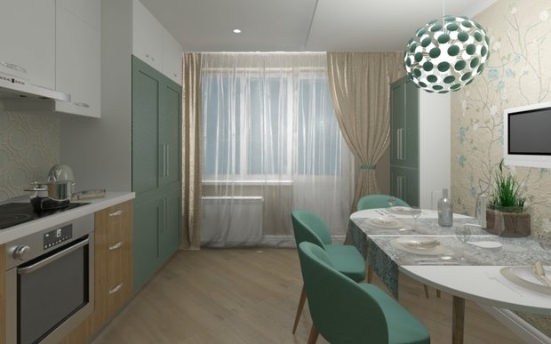 Фото из портфолио Квартира 90 метров – фотографии дизайна интерьеров на INMYROOM