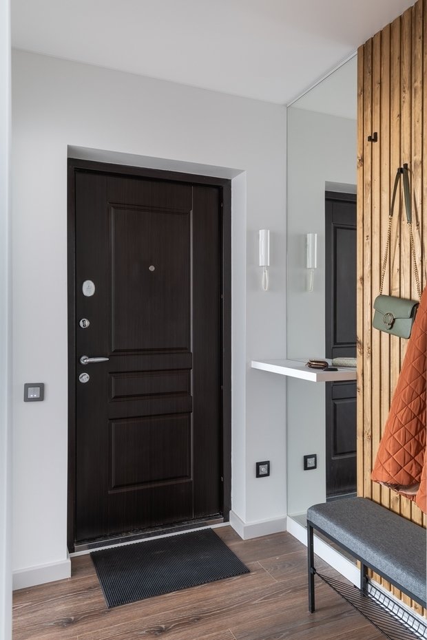 Фотография: Прихожая в стиле Современный, Квартира, Советы, Проект недели, Москва, 1 комната, 40-60 метров, Юлия Панова – фото на INMYROOM