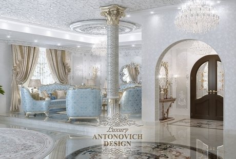 Интерьер пентхауса в «Абу-Даби Плаза” Астана