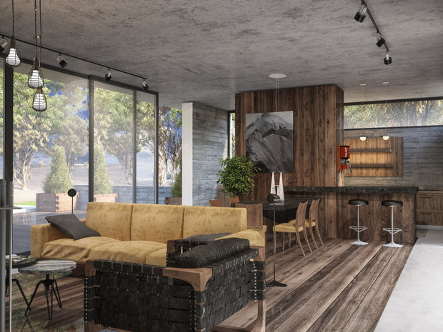 Фото из портфолио Concrete House – фотографии дизайна интерьеров на INMYROOM