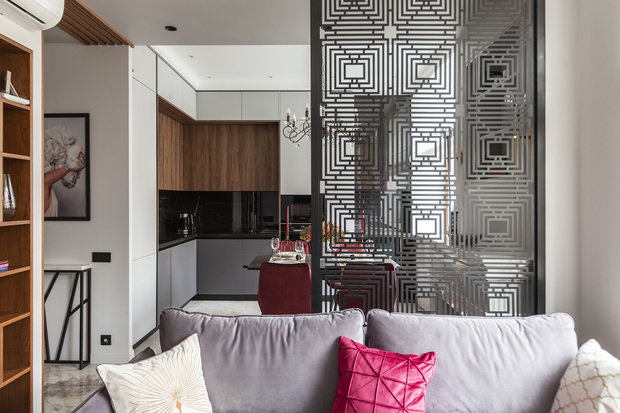 Фотография: Кухня и столовая в стиле Классический, Современный, Квартира, Проект недели, Москва, 2 комнаты, 40-60 метров, Your Space – фото на INMYROOM