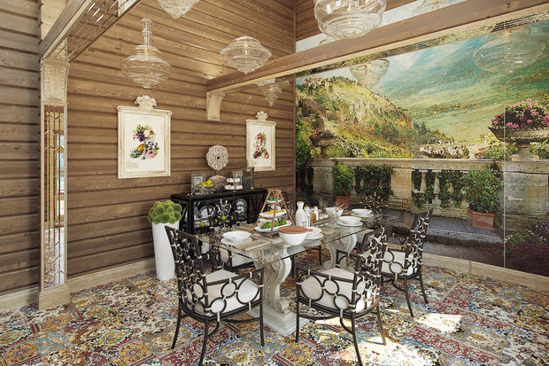 Фото из портфолио Эклектика в дереве – фотографии дизайна интерьеров на INMYROOM