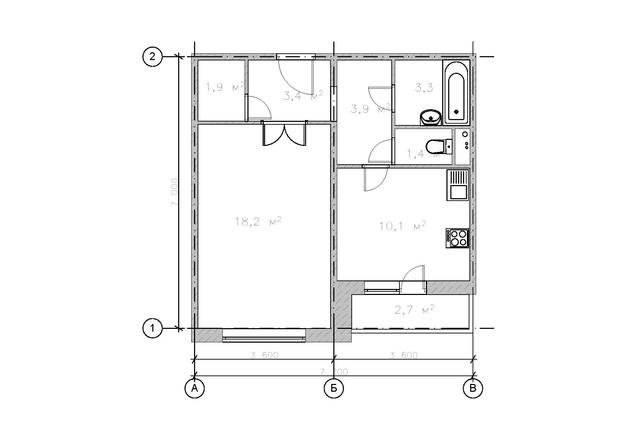 Фотография: Планировки в стиле , Лофт, Проект недели, П-3М, GM-Interior – фото на INMYROOM
