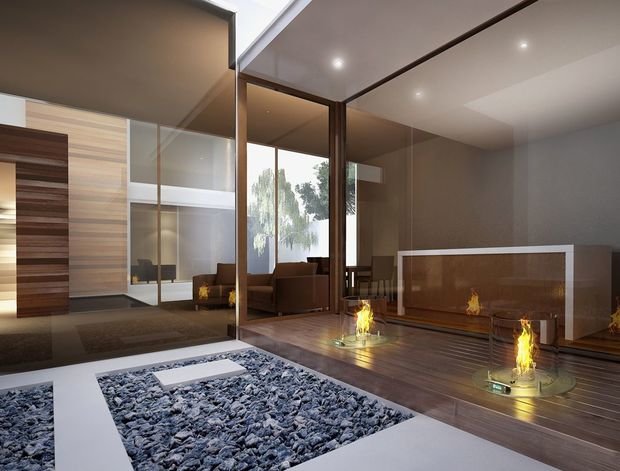 Фото из портфолио Примеры индивидуальных проектов биокаминов – фотографии дизайна интерьеров на INMYROOM