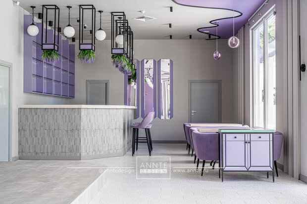 Фото из портфолио Кафе Лаванда – фотографии дизайна интерьеров на INMYROOM