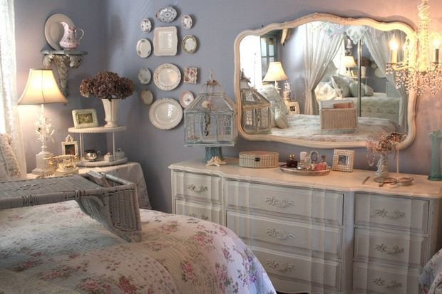 Фотография: Спальня в стиле Прованс и Кантри, Декор интерьера, Квартира, Дом, Декор, Шебби-шик – фото на INMYROOM