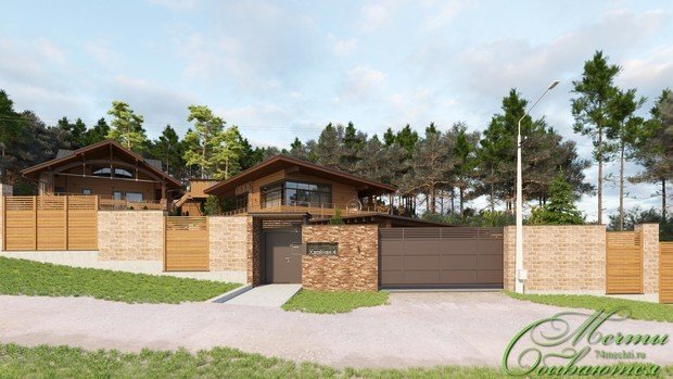 Фото из портфолио Загородная усадьба "Горный воздух" – фотографии дизайна интерьеров на INMYROOM