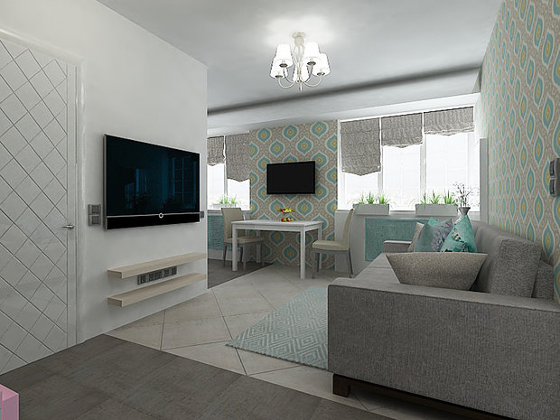 Фото из портфолио Квартира на ул.Трофимова – фотографии дизайна интерьеров на INMYROOM