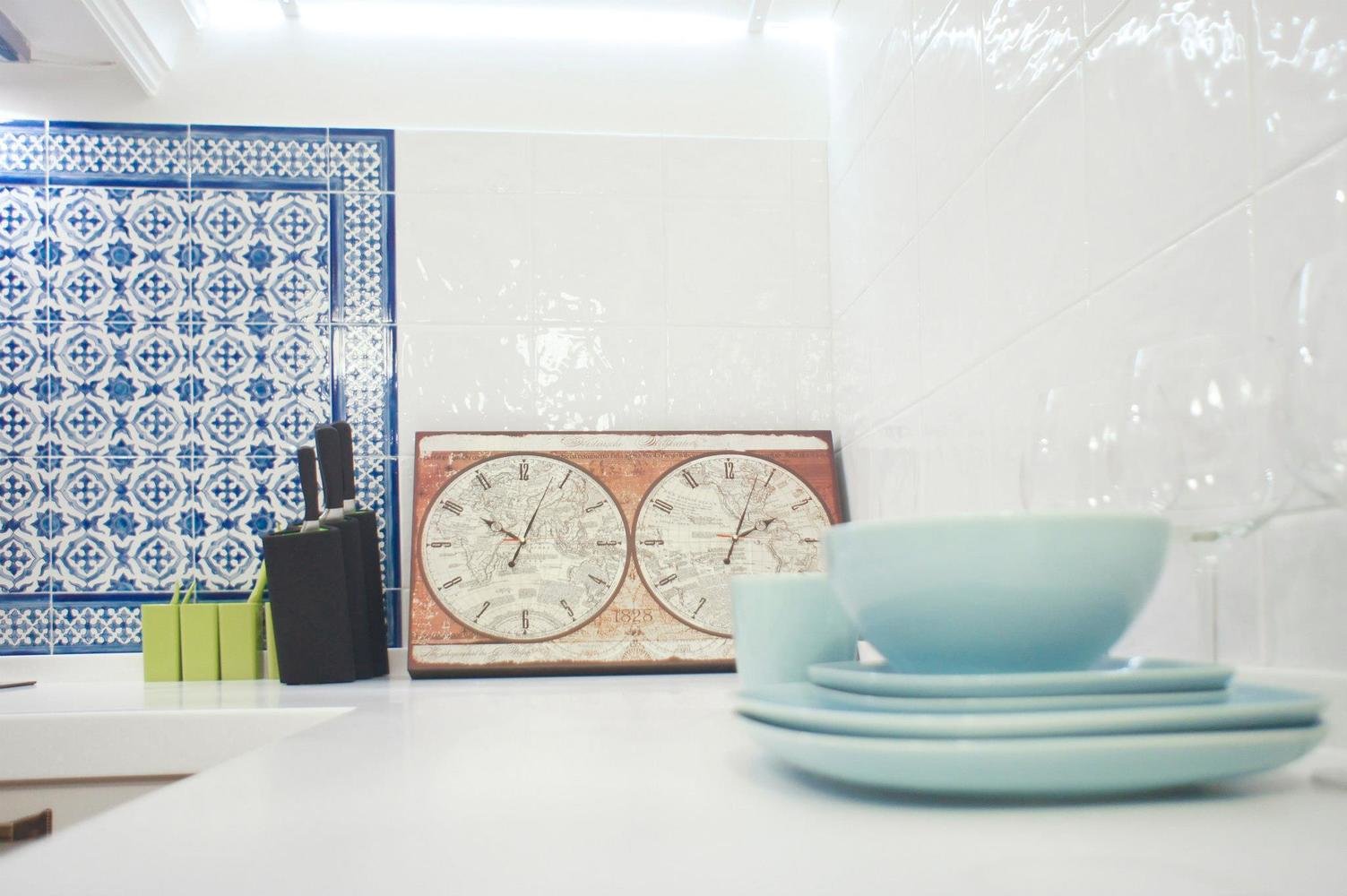 Фотография: Прочее в стиле , Скандинавский, Современный, Эклектика, Квартира, Белый, Проект недели, Голубой, Интервью – фото на INMYROOM