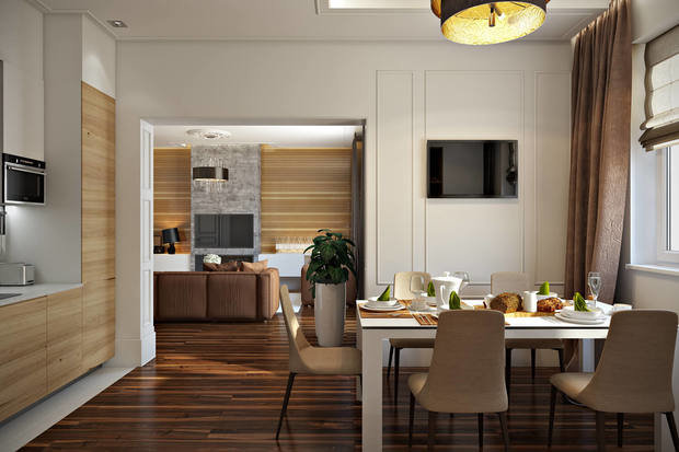 Фото из портфолио Квартира на ул. Университетская – фотографии дизайна интерьеров на INMYROOM