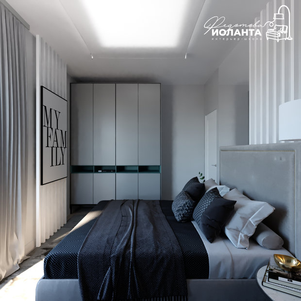 Фото из портфолио Спальня 2 – фотографии дизайна интерьеров на INMYROOM