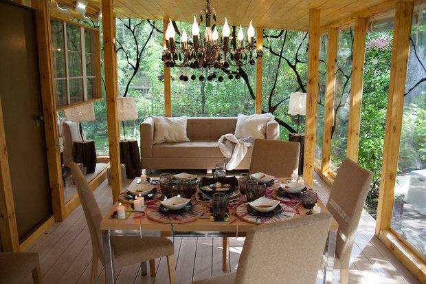 Фотография: Терраса в стиле Современный, Дом и дача, Estima, Ametis by Estima, дачная веранда – фото на INMYROOM