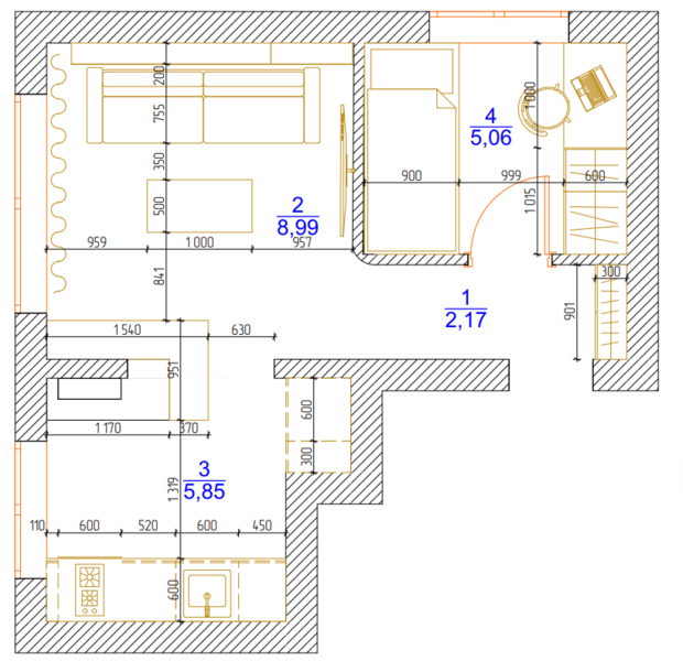 Фото из портфолио Квартира дизайнера – фотографии дизайна интерьеров на INMYROOM