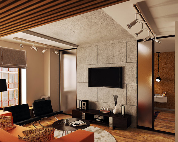 Фото из портфолио 2 К. КВАРТИРА В СТИЛЕ ЛОФТ, ЖК «НОВЫЕ ВАТУТИНКИ» – фотографии дизайна интерьеров на INMYROOM