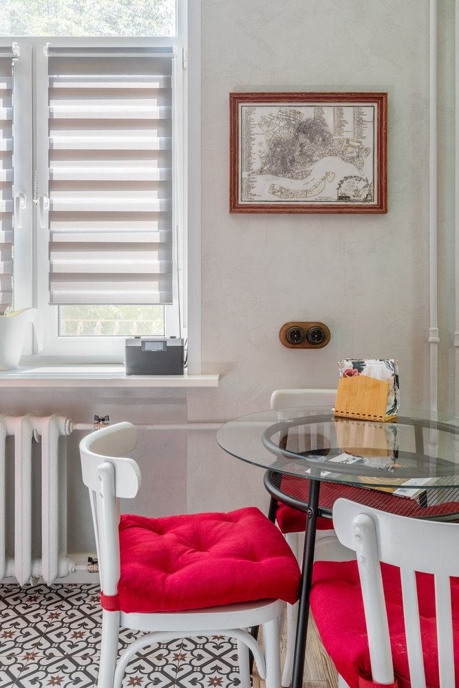 Фотография: Кухня и столовая в стиле Эклектика, Квартира, Проект недели, Видное, Сталинка, 2 комнаты, 40-60 метров – фото на INMYROOM