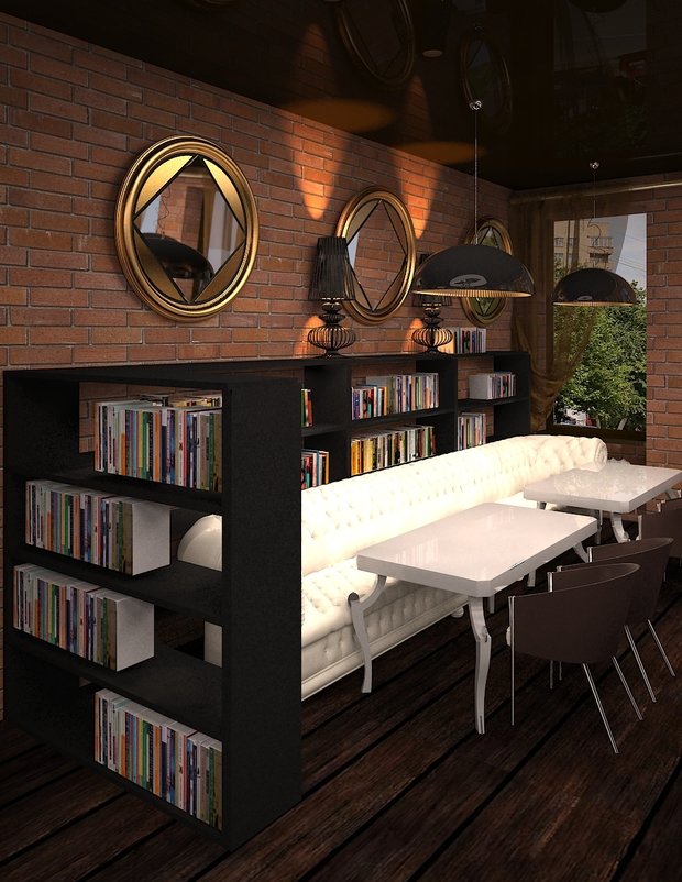 Фото из портфолио Кафе Philippe – фотографии дизайна интерьеров на INMYROOM