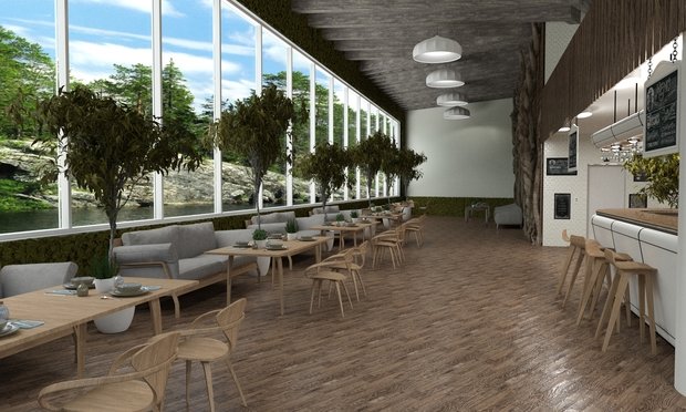 Фото из портфолио проект ресторана wellnes sky в Белграде – фотографии дизайна интерьеров на INMYROOM