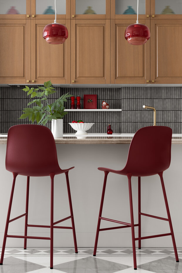 Фотография: Кухня и столовая в стиле Современный, Эклектика, Квартира, Проект дня, Астана, Монолитный дом, 2 комнаты, 60-90 метров, Евгения Мараськова-Григорянц – фото на INMYROOM