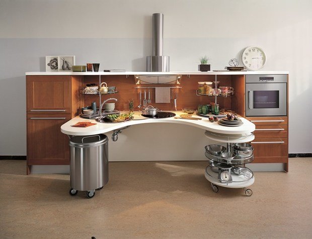 Фотография: Кухня и столовая в стиле Хай-тек, Интерьер комнат – фото на INMYROOM