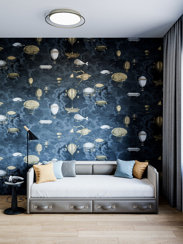 Фотография: Кабинет в стиле Современный, Квартира, Минимализм, Проект недели, Санкт-Петербург, 3 комнаты, 60-90 метров, ARCHIproject, Виктория Висторовская, Елизавета Раткевич – фото на INMYROOM