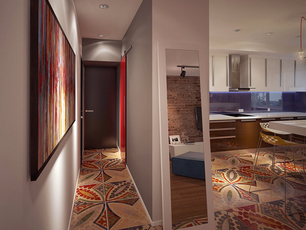 Фото из портфолио Холостятский Loft. Город Пермь. – фотографии дизайна интерьеров на InMyRoom.ru