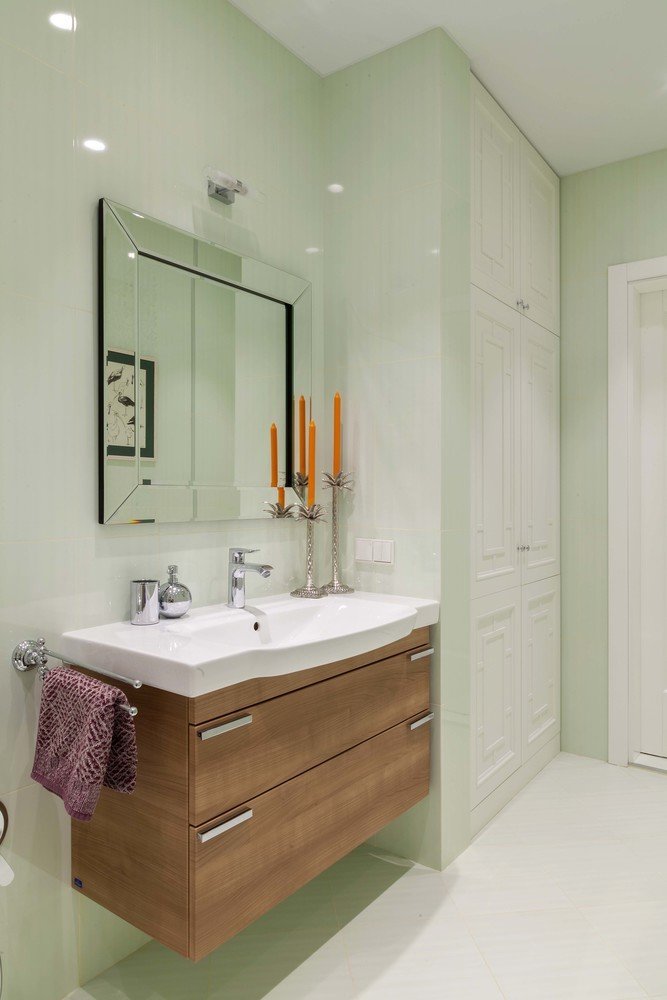 Фотография: Ванная в стиле Классический, Современный, Эклектика, Проект недели, Москва, Дом и дача, Таунхаус, Наталья Тарханова – фото на INMYROOM Фотография: Ванная в стиле Классический, Современный, Эклектика, Проект недели, Москва, Дом и дача, Таунхаус, Наталья Тарханова – фото на INMYROOM