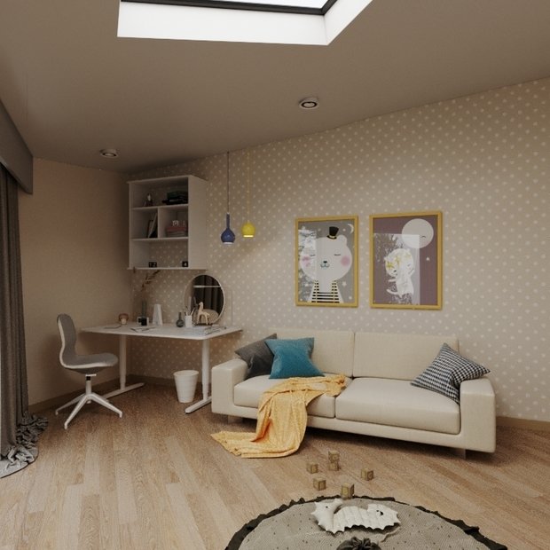 Фото из портфолио Солнечное – фотографии дизайна интерьеров на INMYROOM