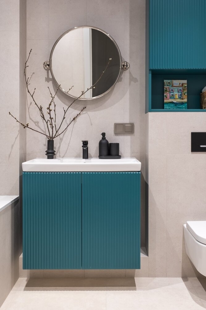 Фотография: Ванная в стиле Современный, Квартира, Проект недели, Ростов-на-Дону, 4 и больше, Более 90 метров, Монолитно-кирпичный, Koko design – фото на INMYROOM Фотография: Ванная в стиле Современный, Квартира, Проект недели, Ростов-на-Дону, 4 и больше, Более 90 метров, Монолитно-кирпичный, Koko design – фото на INMYROOM