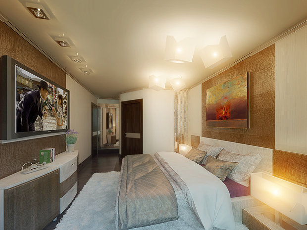 Фото из портфолио дизайн-проект квартиры в стиле хай-тэк – фотографии дизайна интерьеров на INMYROOM