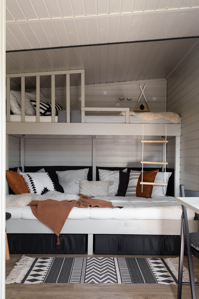 Фотография: Спальня в стиле Скандинавский, Студия, Проект недели, Дача, Санкт-Петербург, Дом и дача, до 40 метров, Аида Беглова – фото на INMYROOM Фотография: Спальня в стиле Скандинавский, Студия, Проект недели, Дача, Санкт-Петербург, Дом и дача, до 40 метров, Аида Беглова – фото на INMYROOM