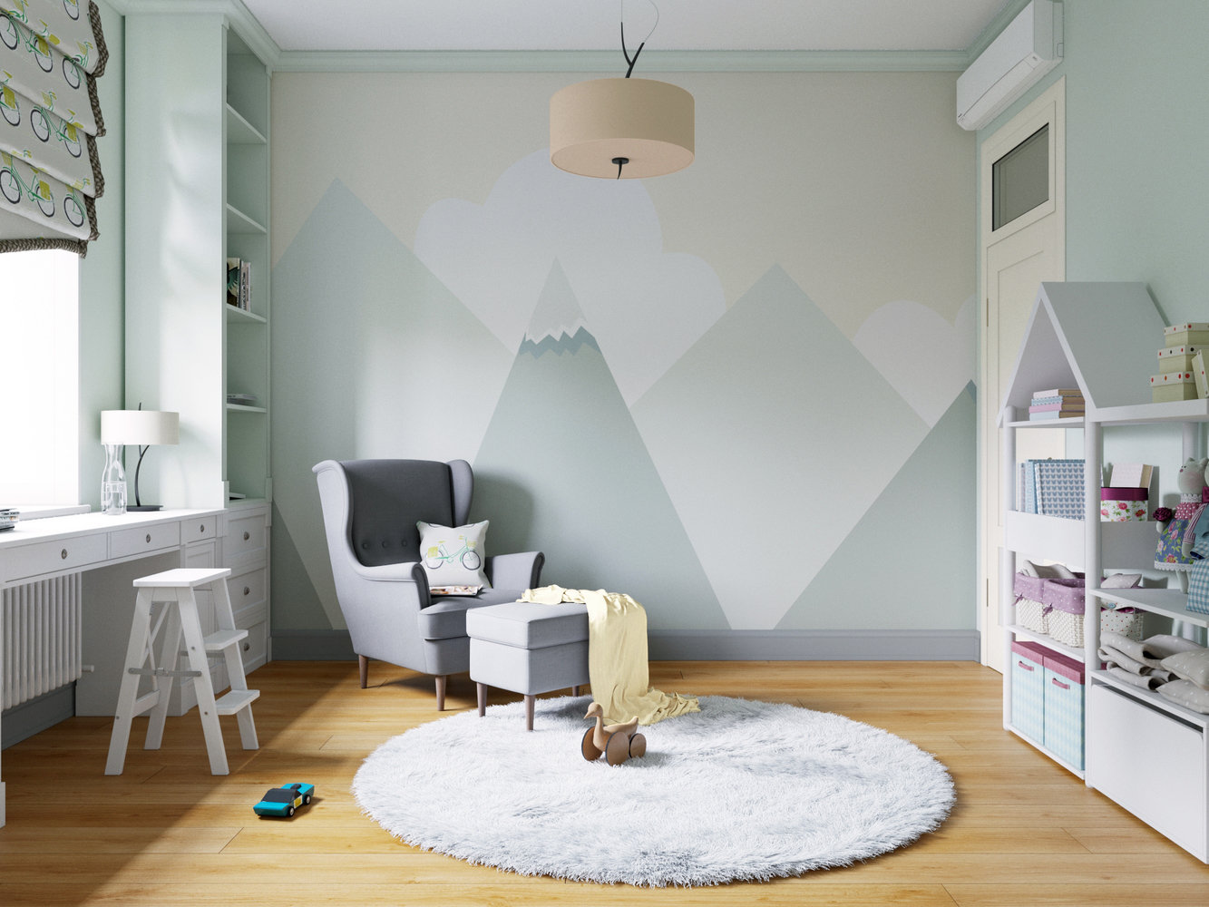 Фотография: Детская в стиле Скандинавский, Квартира, Проект недели, Москва, Сталинка, Алена Юдина, 3 комнаты, 60-90 метров – фото на INMYROOM Фотография: Детская в стиле Скандинавский, Квартира, Проект недели, Москва, Сталинка, Алена Юдина, 3 комнаты, 60-90 метров – фото на INMYROOM
