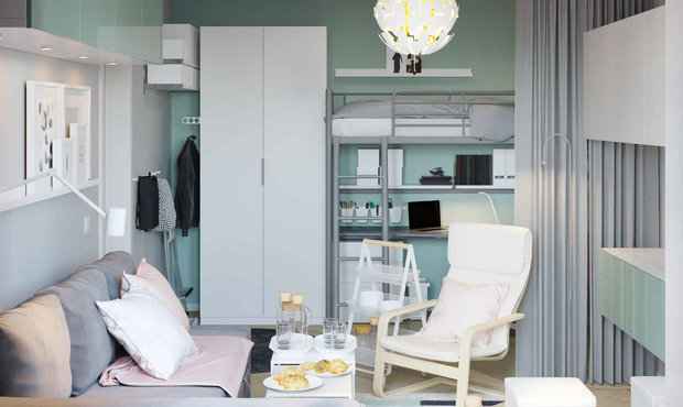 Фотография: Гостиная в стиле Скандинавский, Гид, ИКЕА, П-44 – фото на INMYROOM