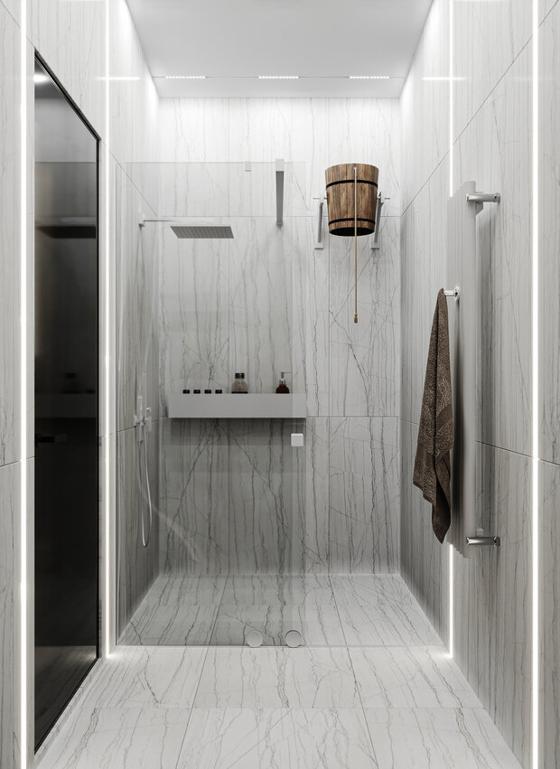 Фото из портфолио Баня. Павлово-Посадский район. – фотографии дизайна интерьеров на INMYROOM