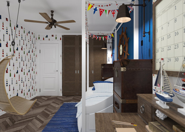 Фото из портфолио Винтажная классика.  – фотографии дизайна интерьеров на INMYROOM