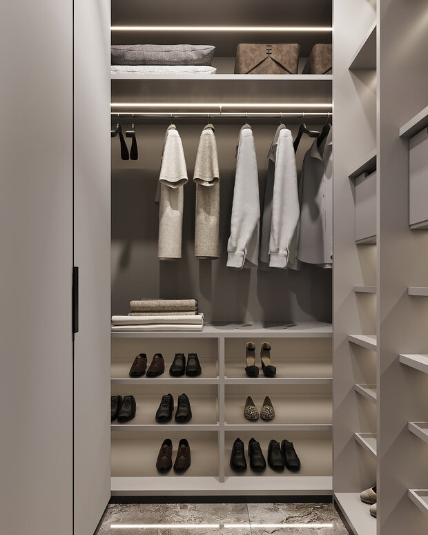 Фото из портфолио Дизайн интерьера квартиры в ЖК «Событие» в современном стиле – фотографии дизайна интерьеров на INMYROOM