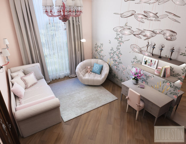 Фото из портфолио Уютный загородный дом - детская зона – фотографии дизайна интерьеров на INMYROOM