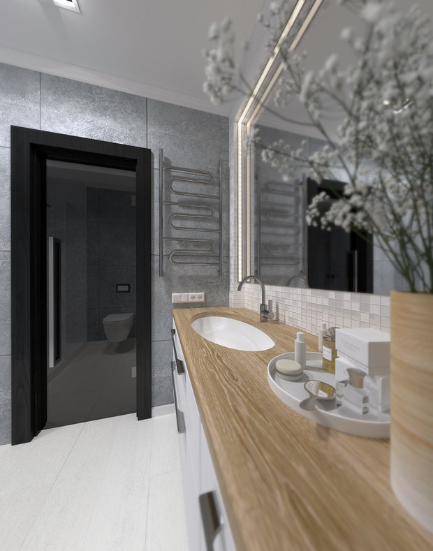 Фото из портфолио Ванная комната LOFT – фотографии дизайна интерьеров на InMyRoom.ru