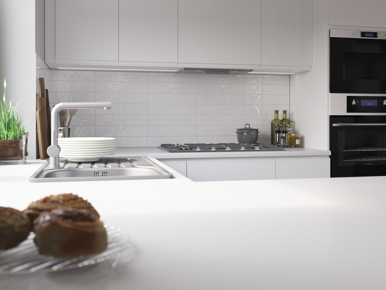 Фотография: Кухня и столовая в стиле Минимализм, Гостиная, Скандинавский, Проект недели, ИКЕА, Московская область, Mobler, загородный дом – фото на INMYROOM Фотография: Кухня и столовая в стиле Минимализм, Гостиная, Скандинавский, Проект недели, ИКЕА, Московская область, Mobler, загородный дом – фото на INMYROOM