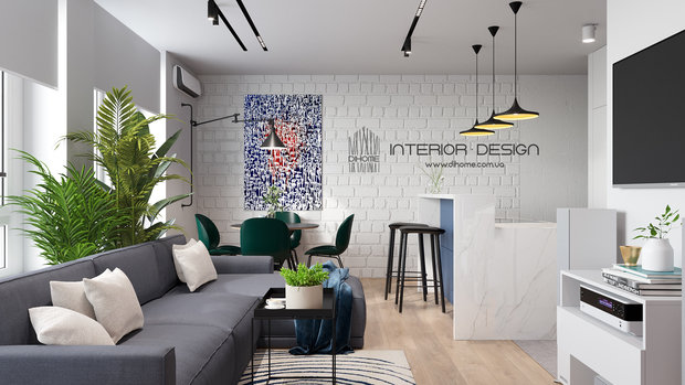 Фото из портфолио White loft – фотографии дизайна интерьеров на INMYROOM