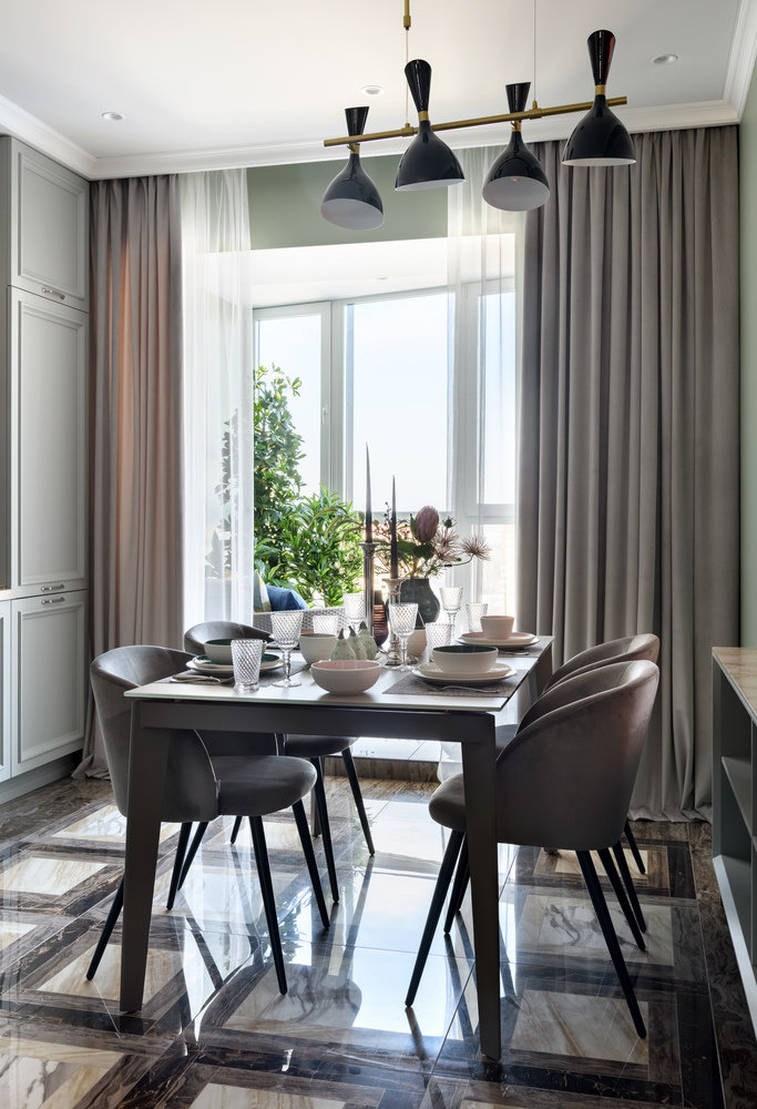 Фотография: Кухня и столовая в стиле Современный, Квартира, Проект недели, Новосибирск, 2 комнаты, 60-90 метров, Kutenkovs project, Ирина Кутенкова – фото на INMYROOM Фотография: Кухня и столовая в стиле Современный, Квартира, Проект недели, Новосибирск, 2 комнаты, 60-90 метров, Kutenkovs project, Ирина Кутенкова – фото на INMYROOM