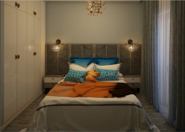 Фотография: Спальня в стиле Скандинавский – фото на INMYROOM