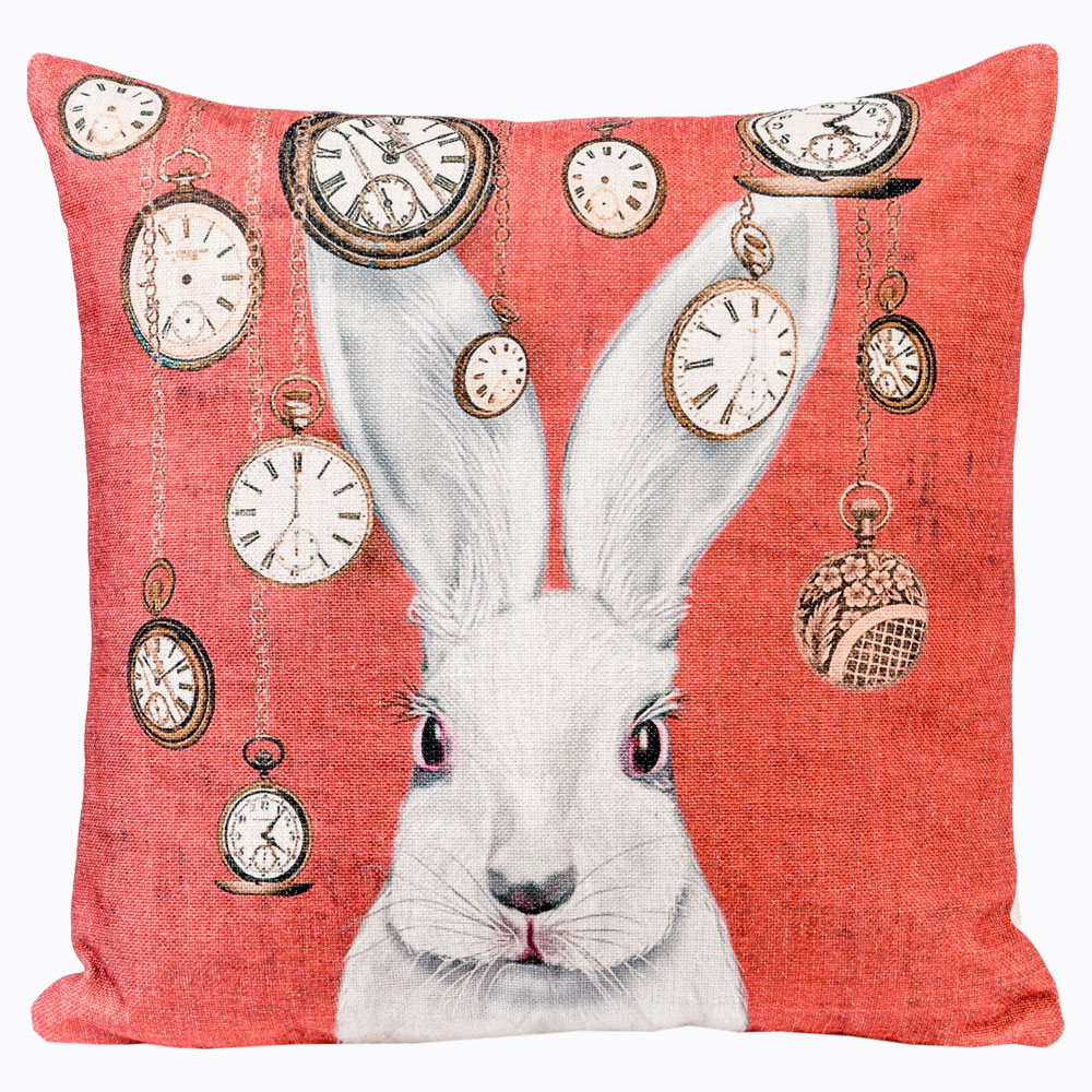 Декоративная подушка  "Мистер Белый Кролик"