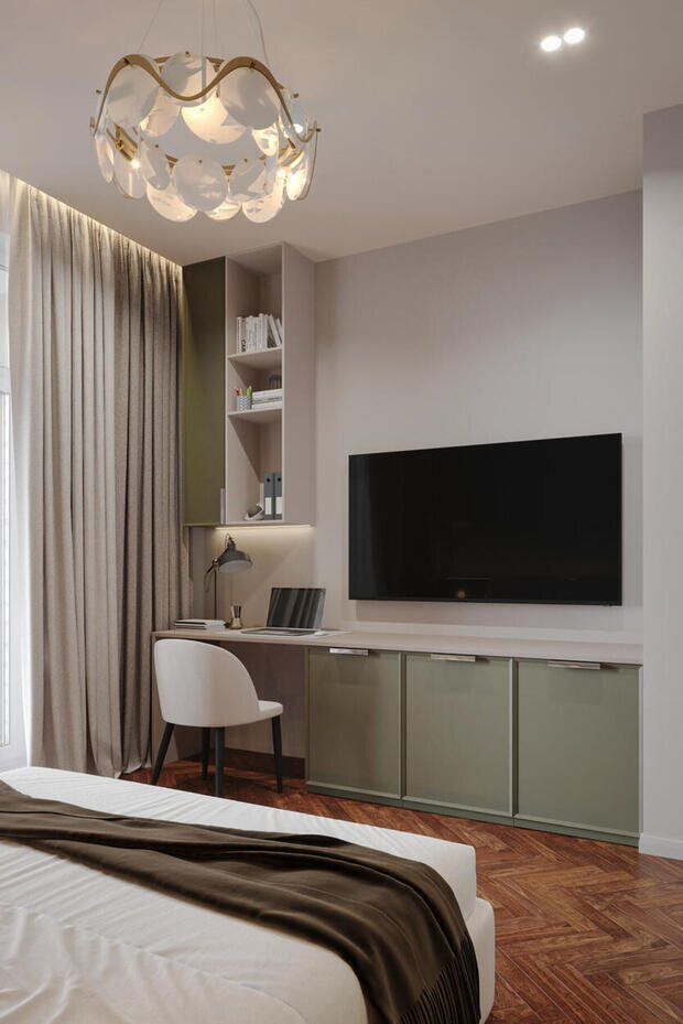 Фото из портфолио Дизайн-проект квартиры в ЖК «17/33 Петровский остров» в стиле современной и французской классики – фотографии дизайна интерьеров на INMYROOM